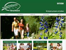 Tablet Screenshot of kraeuterkraftquelle.at